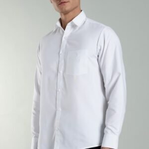 LS 001 || White || Full Sleeve Shirt