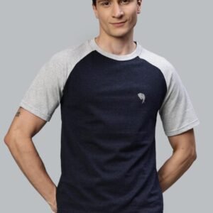 FS008 || Navy || Half Sleeve Round Neck T-Shirt