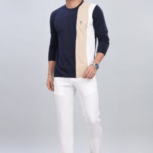 RFS009 || Navy || Round Neck Full Sleeve T-Shirt