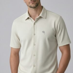 TS 001 || WHITE || Half Sleeve Shirt