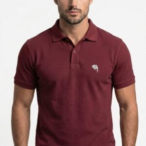 PR3 SS 007 -A||MAROON| 100% Cotton Polo T-Shirt