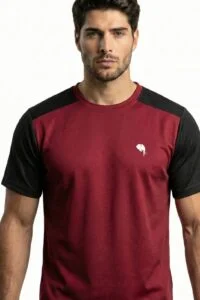 RHS003||MAROON|| Round Neck Half Sleeve